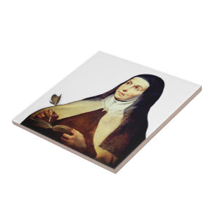 Teresa of Ávila by Rubens Tile