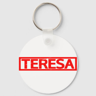 Teresa Stamp Keychain