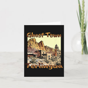 Terlingua Ghost Town Texas A Unique Holiday  Card