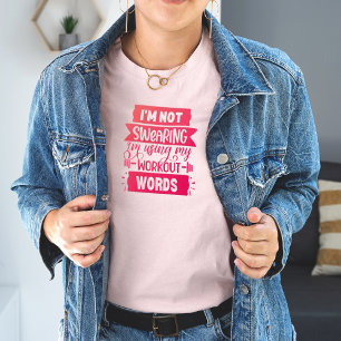 Termes amusants d'entraînement T-shirt de gymnasti