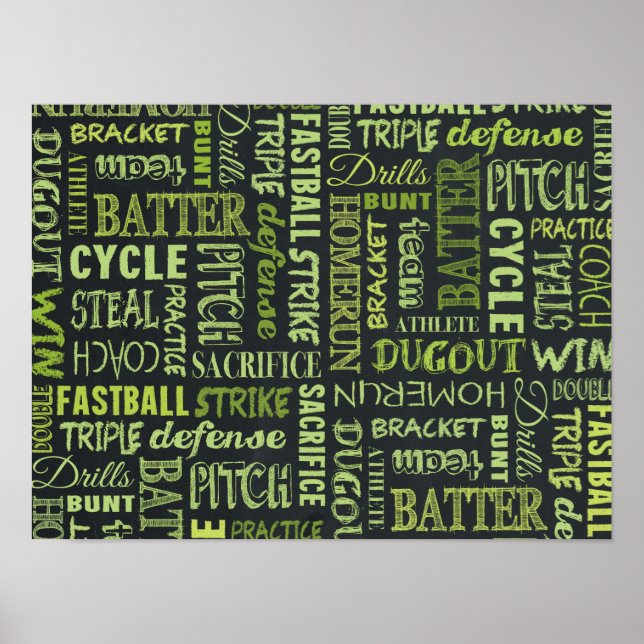 Termes du tableau de bord du softball rapide (Devant)