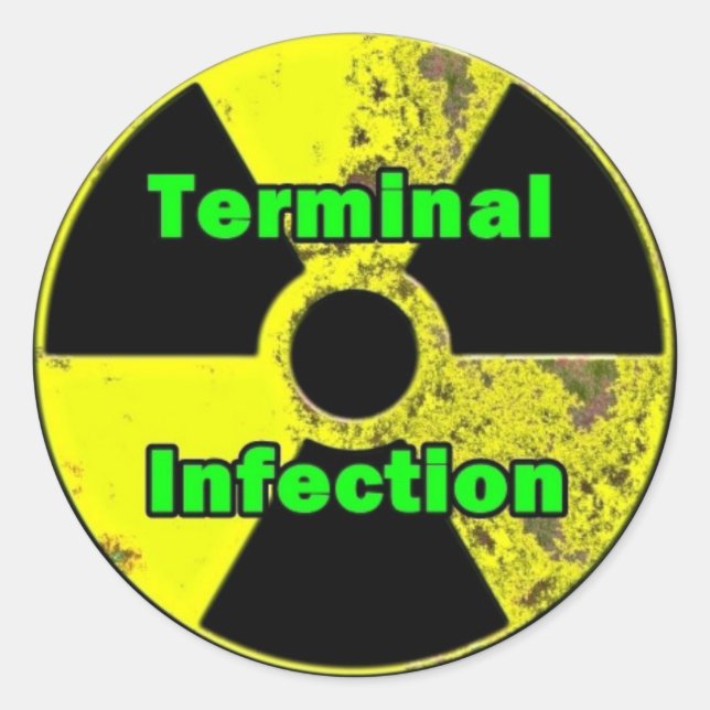 Terminal Infection Radiation sticker Design (Front)