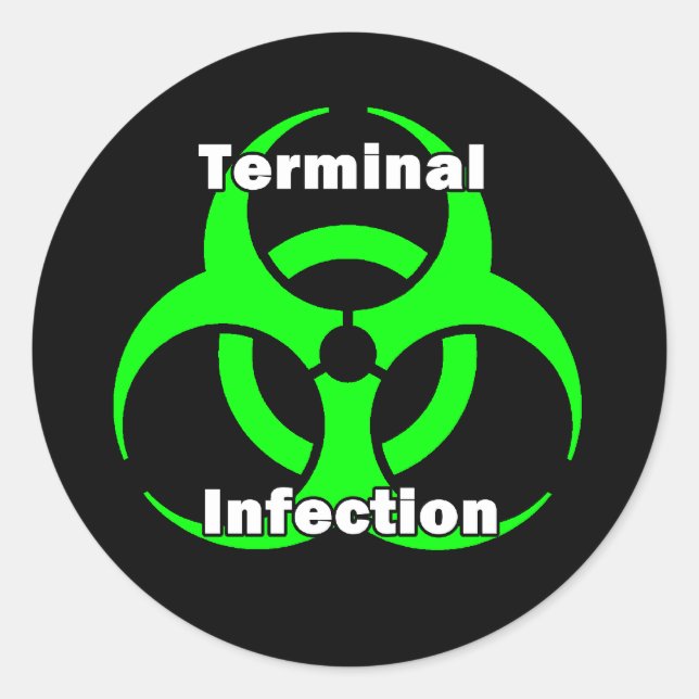 Terminal Infection sticker Design (Front)