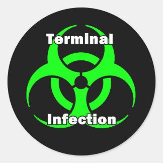 Terminal Infection sticker Design