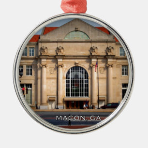 TERMINAL STATION - Macon, Georgia Metal Ornament