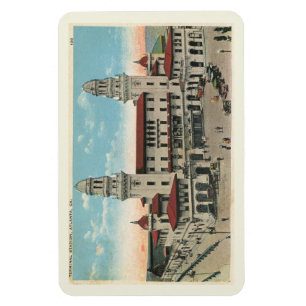 Terminal Train Station, Atlanta 1923 Vintage Style Magnet