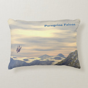 Terminal Velocity Peregrine Falcon Accent Pillow
