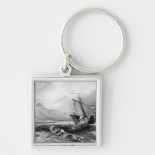 Termination of the Great Wall of China Keychain