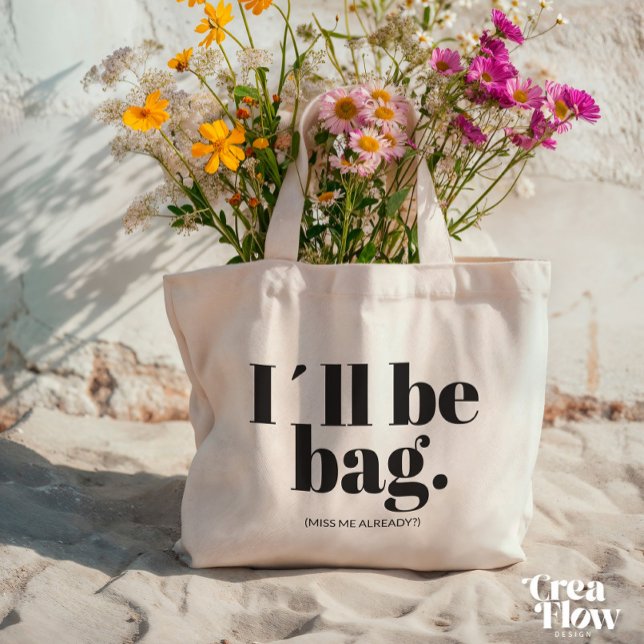 Terminator-Inspired Tote – 'I’ll Be Bag' Punny Bag (Creator Uploaded)