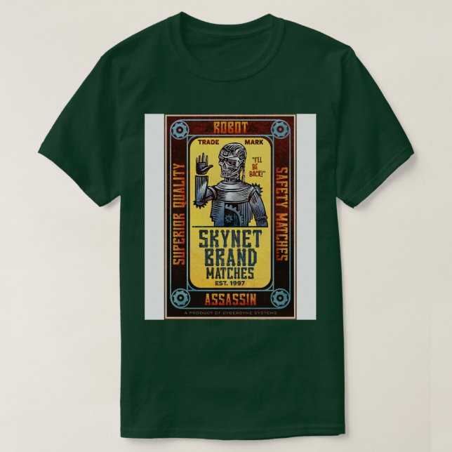 Terminator Matches T-Shirt (Design Front)