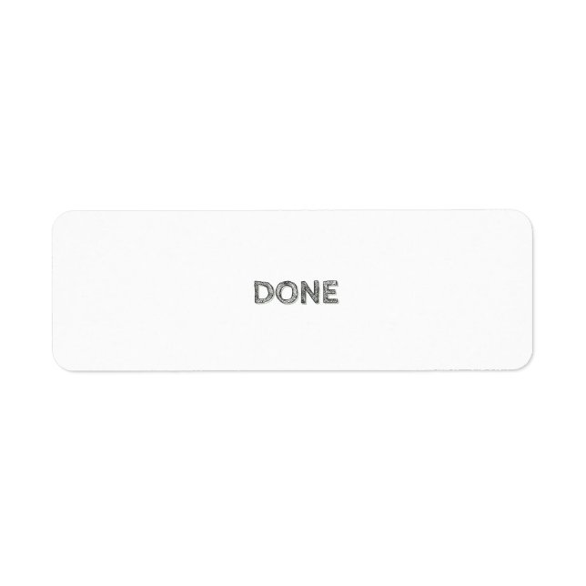 Terminé (Devant)