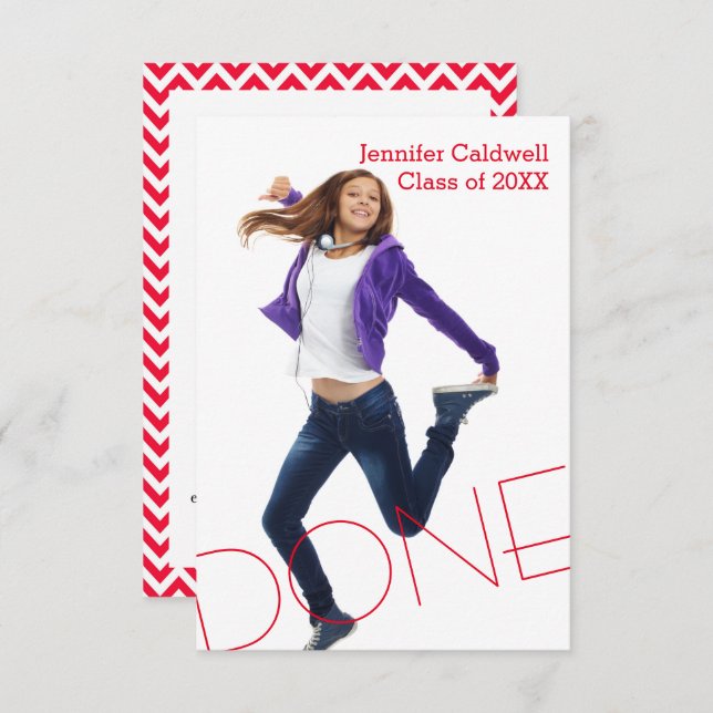 Terminé - Version verticale - Invitation du groupe (Devant / Derrière)