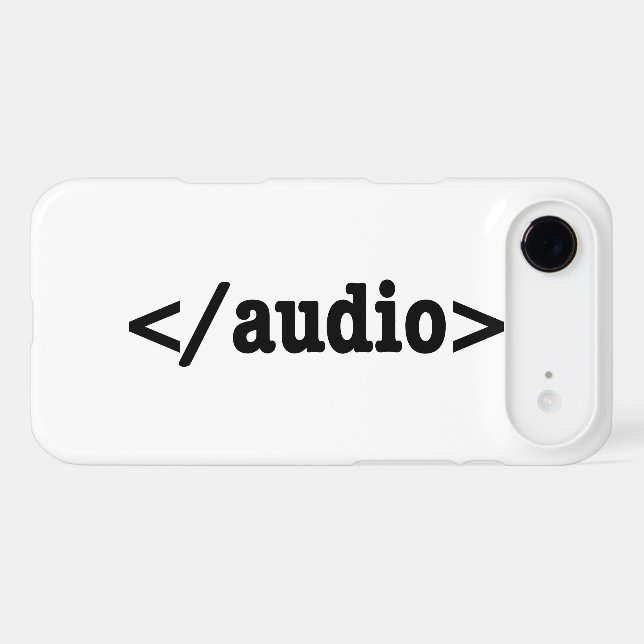 Terminer le code HTML5 audio (Verso (Horizontal))