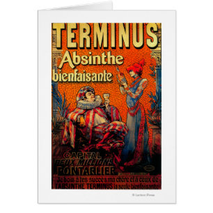 Terminus Absinthe Vintage PosterEurope