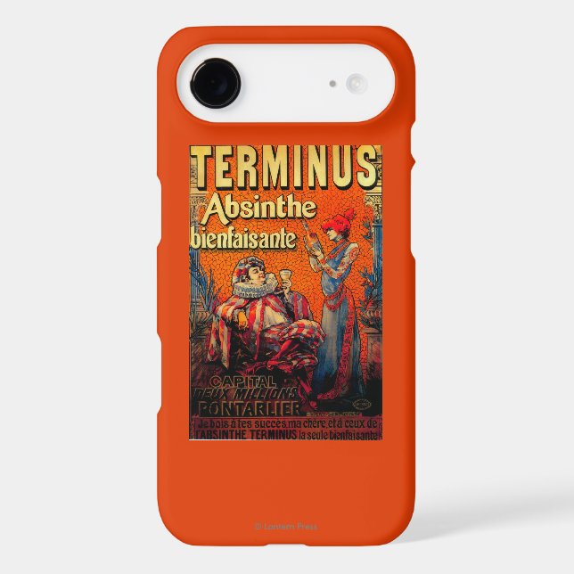 Terminus Absinthe Vintage PosterEurope Case-Mate iPhone Case (Back)