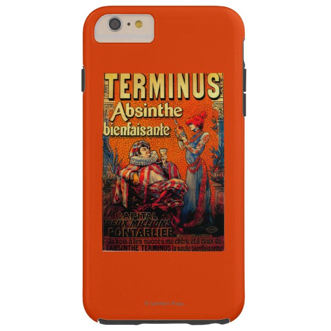 Terminus Absinthe Vintage PosterEurope Case-Mate iPhone Case (Back)