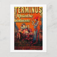 Terminus Absinthe Vintage PosterEurope