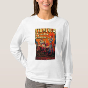 Terminus Absinthe Vintage PosterEurope T-Shirt