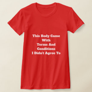 Terms and Conditions T-Shirt