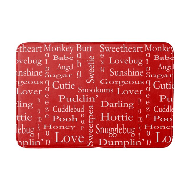 Terms Of Endearment by Shirley Taylor Bath Mat (Front)