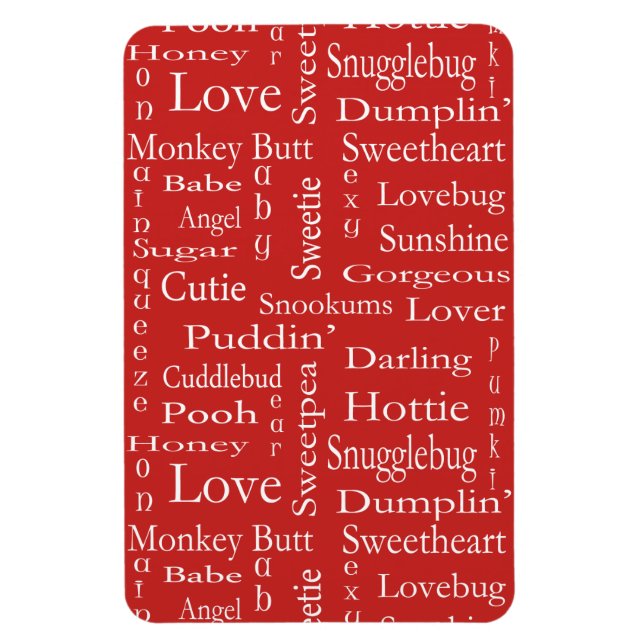 Terms Of Endearment by Shirley Taylor Magnet (Vertical)
