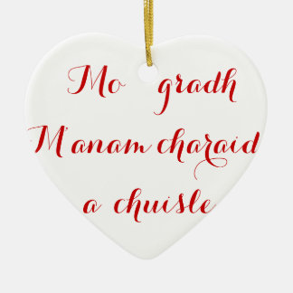 Terms of Endearment; Valentines Ceramic Ornament