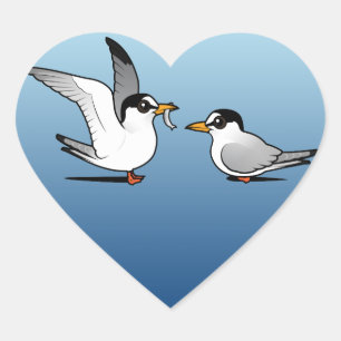 Tern Love Heart Sticker