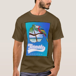 Ternate Indonesia island map T-Shirt