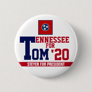Ternnessee for Tom Steyer for President '20 2 Inch Round Button