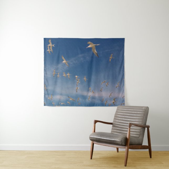 Terns Overhead Tapestry (In Situ (Horizontal))
