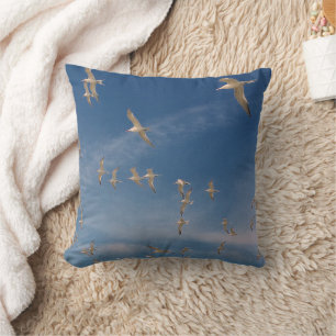 Terns Overhead Throw Pillow