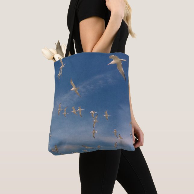 Terns Overhead Tote Bag (Close Up)
