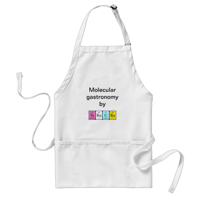 Ternura periodic table name apron (Front)
