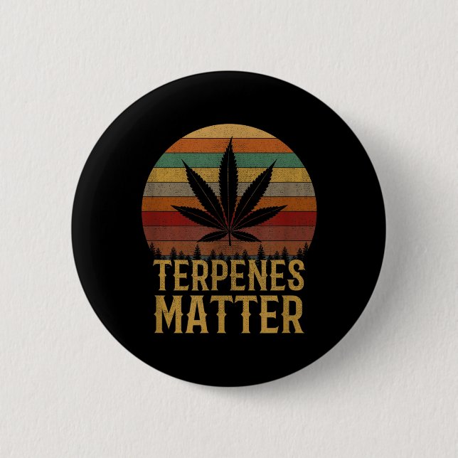 Terpenes 2 Inch Round Button (Front)