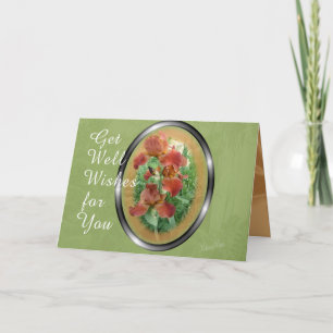 Terra Cotta Iris-get well-customize Card
