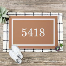 Terra Cotta Personalized Address Number