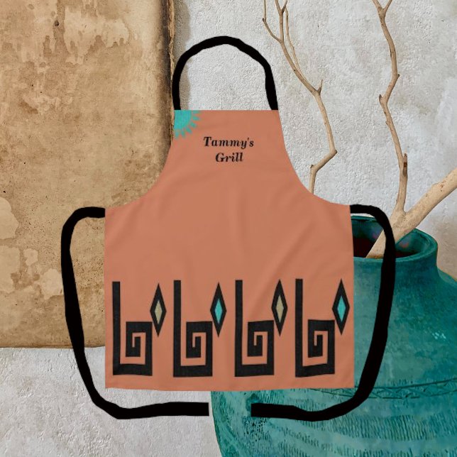 Terra Cotta Southwestern Earthy & Rustic Apron (Creator Uploaded)