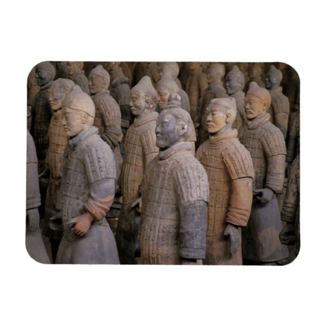 Terra Cotta warriors in Emperor Qin Shihuang's Magnet (Horizontal)
