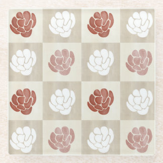 Terra Flora Grid Glass Coaster