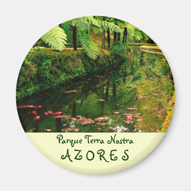 Terra Nostra, Azores Magnet (Front)