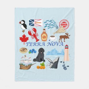 Terra Nova Newfoundland Fleece Blanket