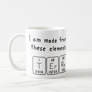 Terra periodic table name mug