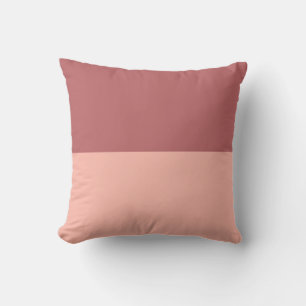 Terra Rosa and Melon Throw Pillow