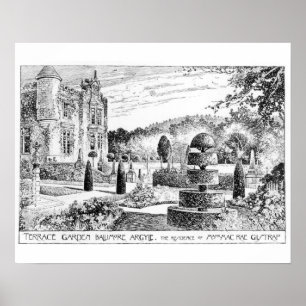 Terrace Garden Ballimore, Argyle, from Thomas Maws Poster
