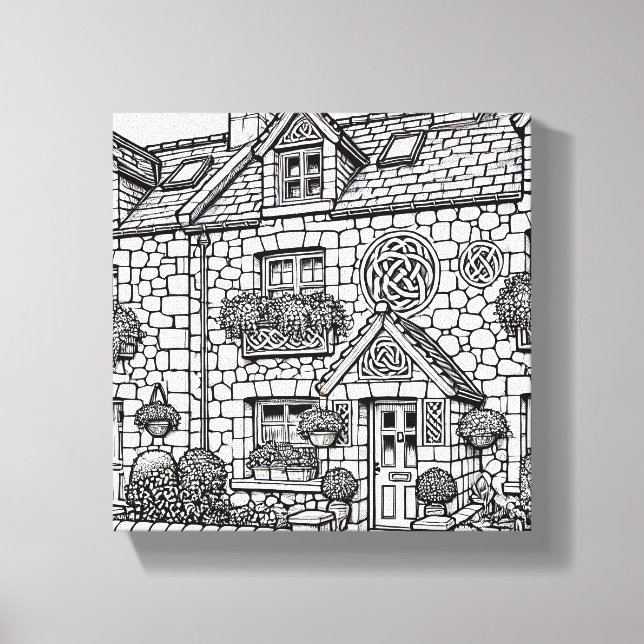 Terrace House #20 Canvas Print (Front)