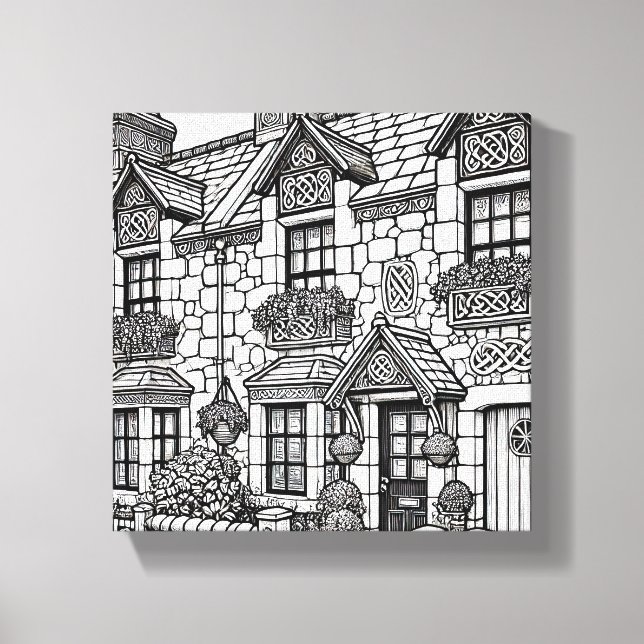 Terrace House #46 Canvas Print (Front)