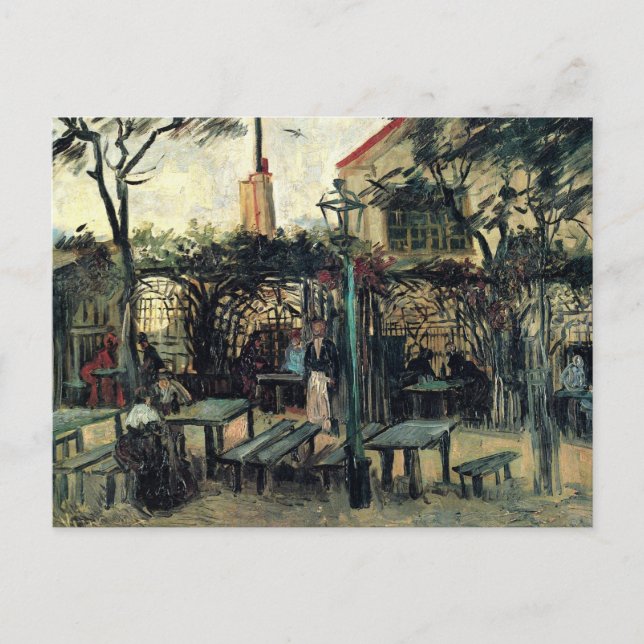 Terrace of a Cafe, Montmartre by Vincent van Gogh Postcard (Front)