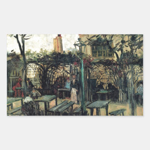 Terrace of a Cafe on Montmartre La Guinguette Sticker