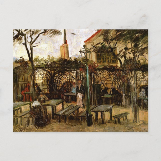 Terrace of Cafe Montmartre (F238)Van Gogh Fine Art Postcard (Front)