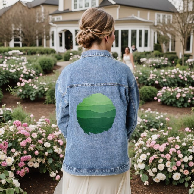 Terrace of Calm Denim Jacket (Wedding Back)